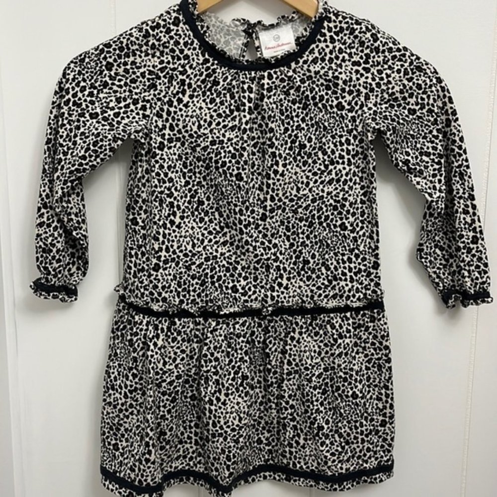 girls Hanna Andersson Leopard Print Dress size 5